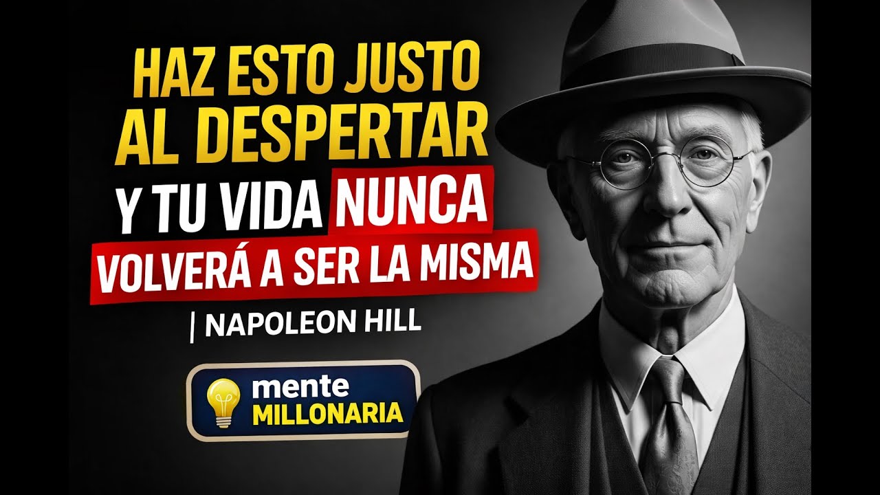Haz Esto Justo Al Despertar y Tu Vida Nunca Volverá a Ser la Misma  Napoleon Hill | Mente Millonaria