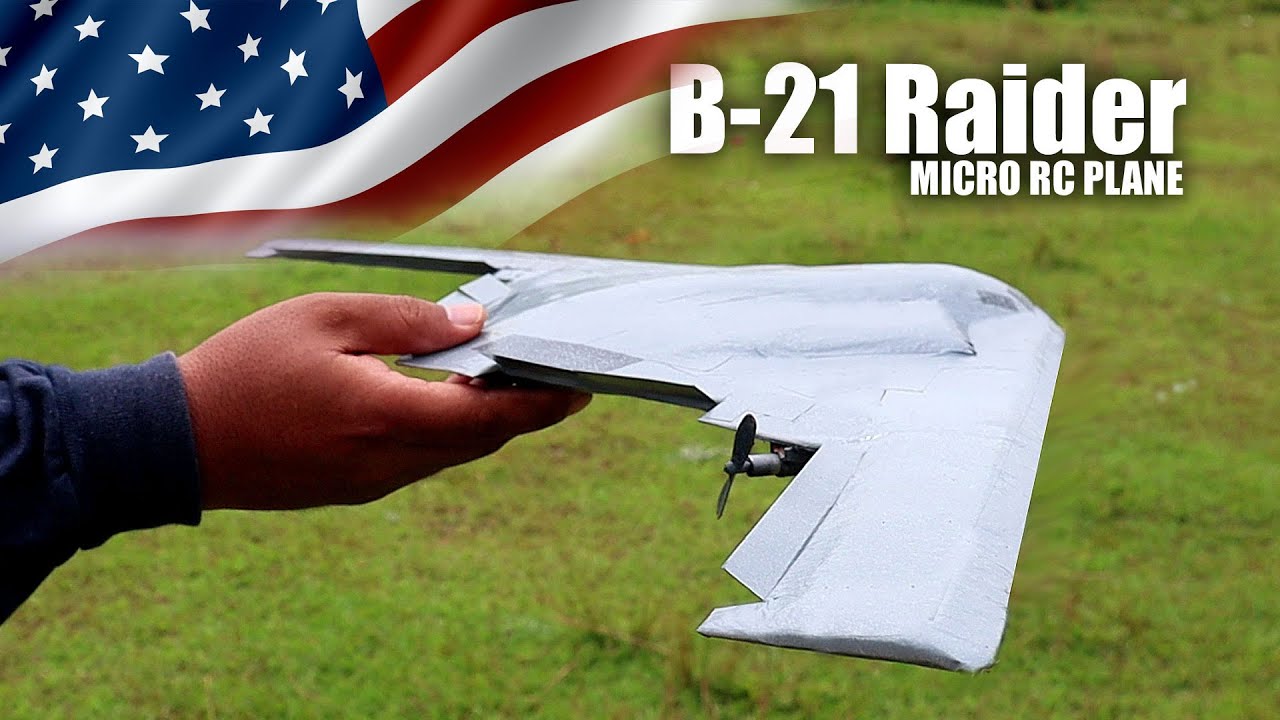 Как сделать микросамолет B-21 Raider на радиоуправлении