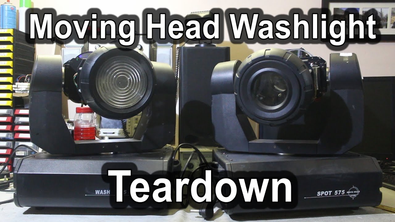 #5 Martin 300 Moving Head Rip-Off Wash Light Teardown