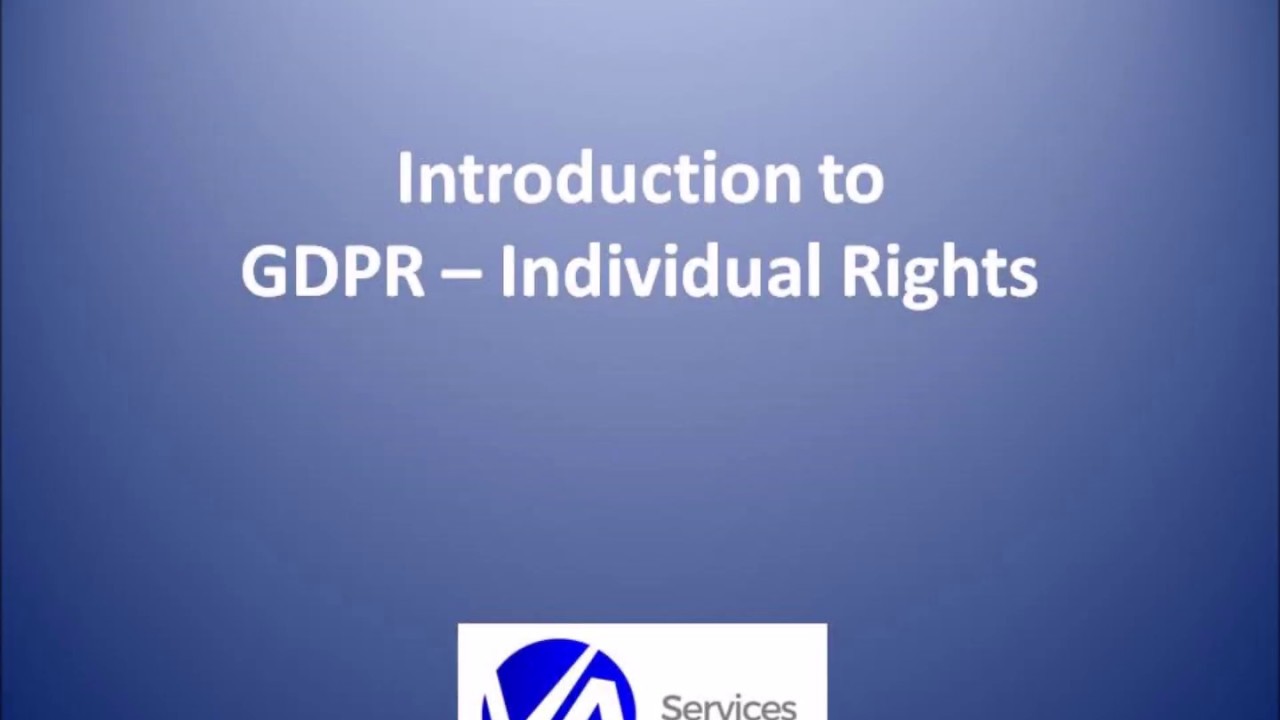 GDPR - Individual Rights