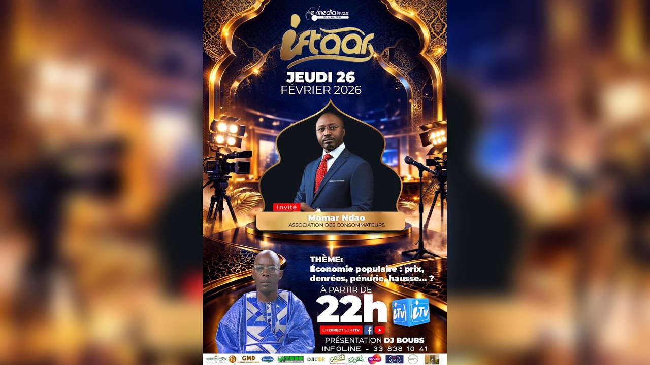 🛑 |DIRECT| IFTAAR DU 26 FÉVRIER 2026 AVEC DJ BOUBS INVITE  MOMAR NDAO