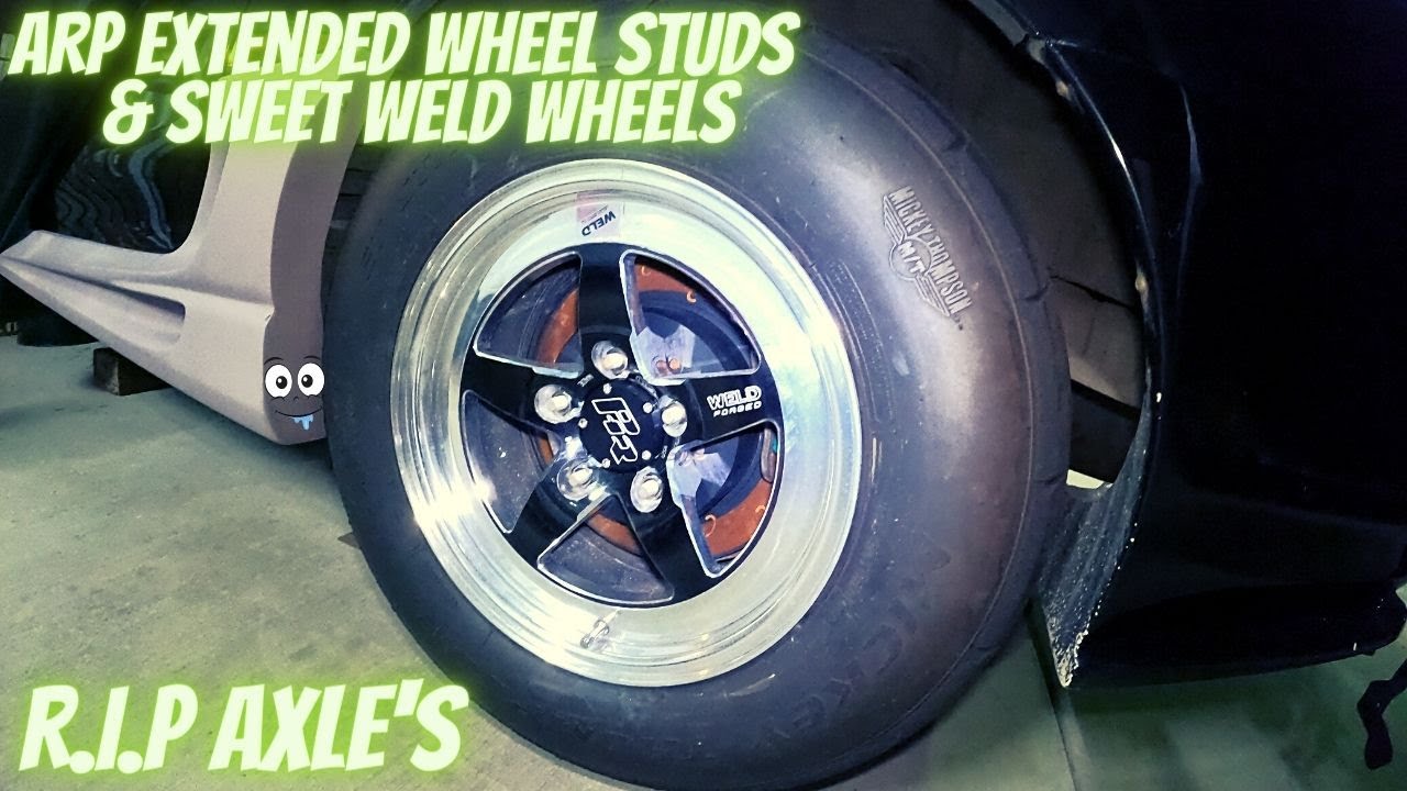 ARP EXTENDED STUDS INSTALL AND WELD WHEELS
