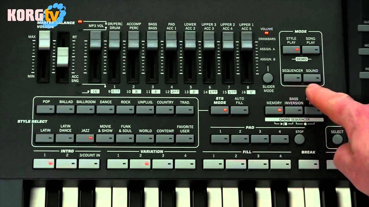 KORG Pa3X Video Anleitung - Teil 1 - Einleitung und Navigation