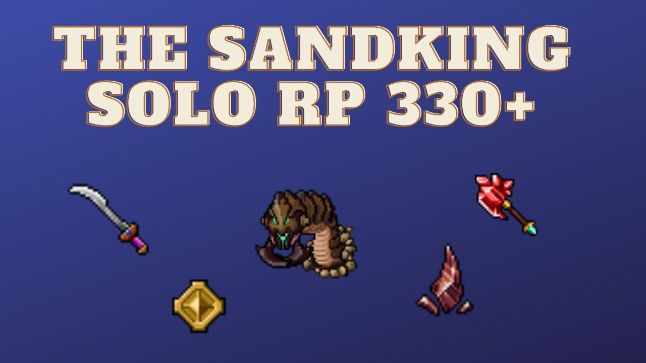 Tibia Boss Solo 330+ RP The Sandking