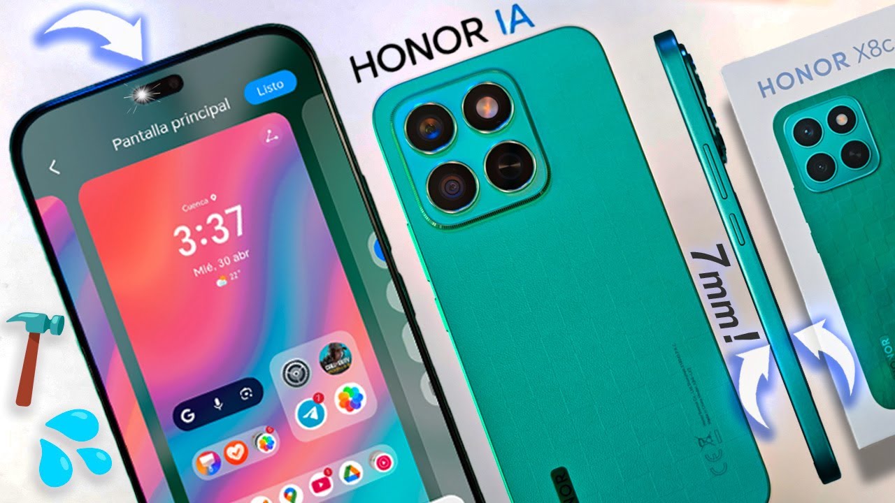 HONOR X8C: Parece un GAMA ALTA pero es MUY BARATO y COMPLETO! Review