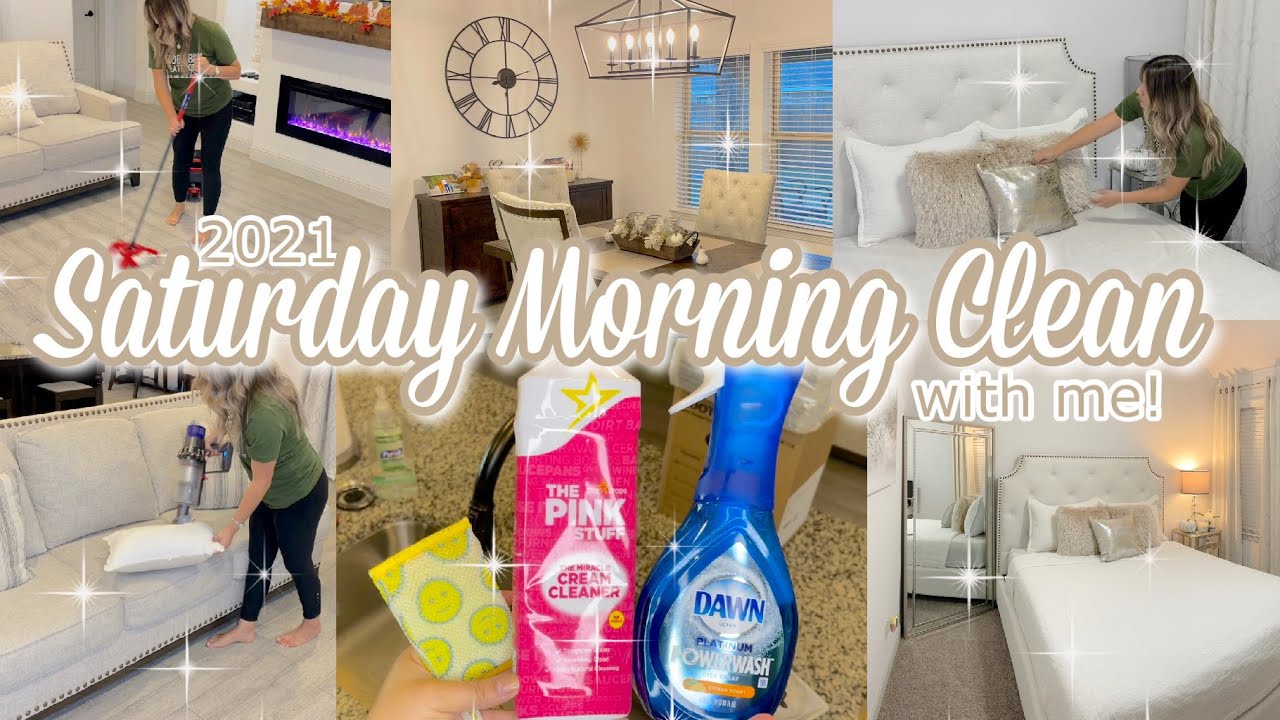 ✨NEW! CLEAN WITH ME! | SATURDAY MORNING CLEANING | SPEED CLEANING | CLEANING MOTIVATION