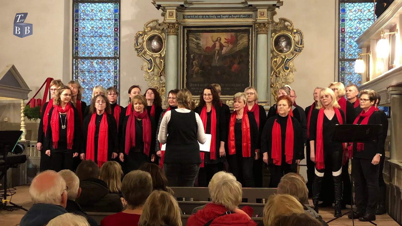 Pop und Gospel (PoGo) Chor Berlin-Biesdorf auf dem 23. Alt-Kaulsdorfer Weihnachtsmarkt 2019