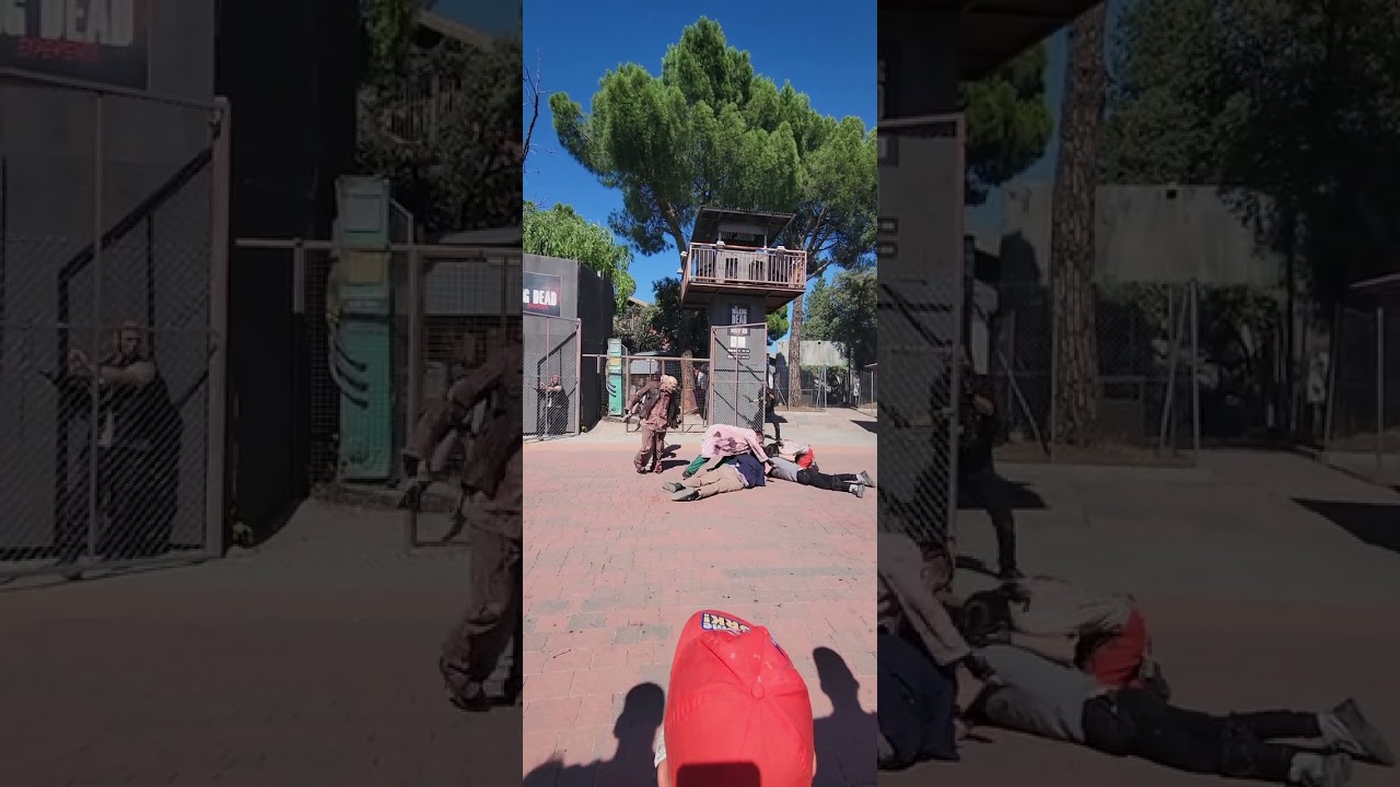The Walking Dead Show inside Parque de Attacciones in Madrid Part 2