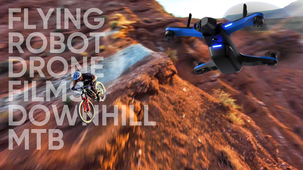 8 Years Training Self-Flying AI Drone Film to Mountain Biking | Downhill MTB Highlights