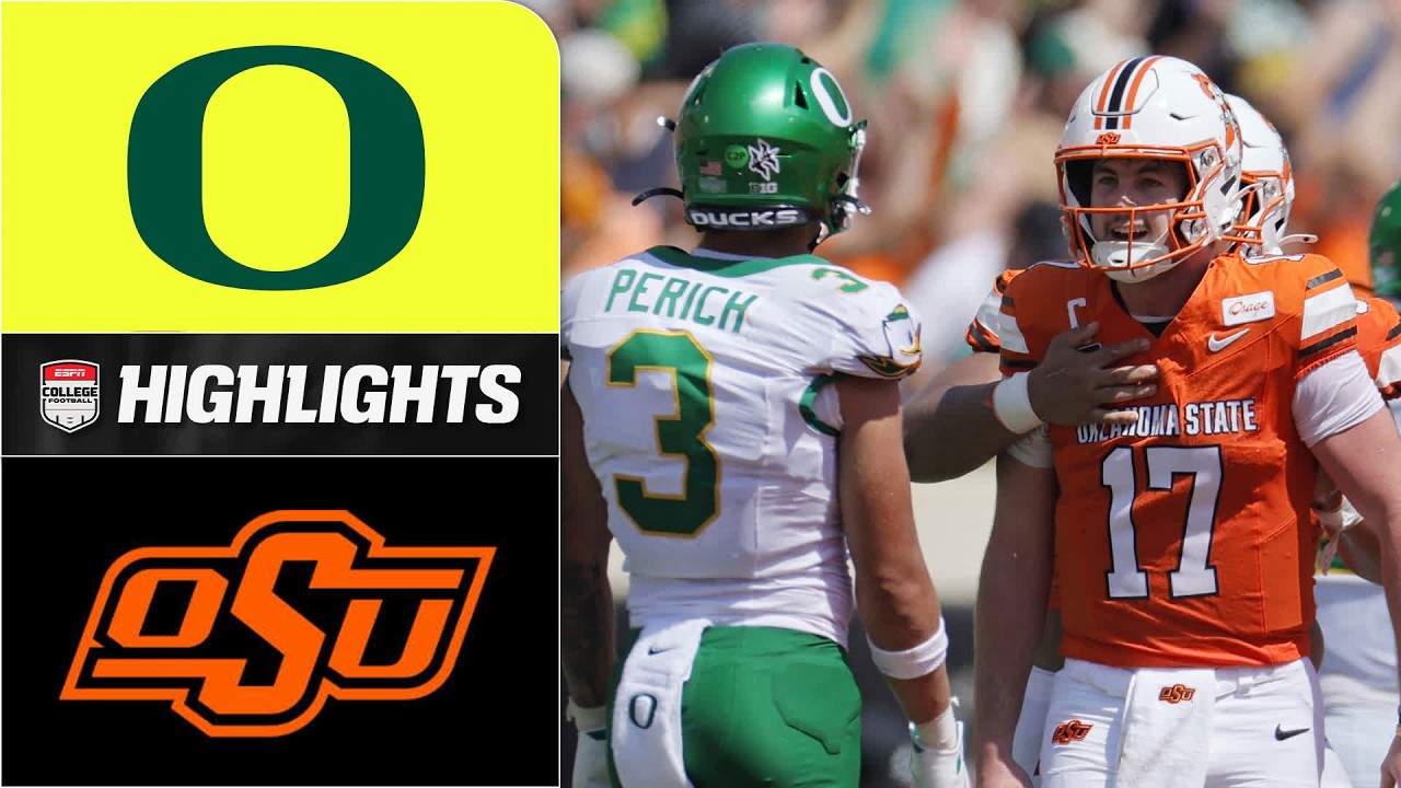 HISTORIC UPSET BID 😱 Oregon Ducks vs. Oklahoma State | Full Game Highlights | ESPN College Football