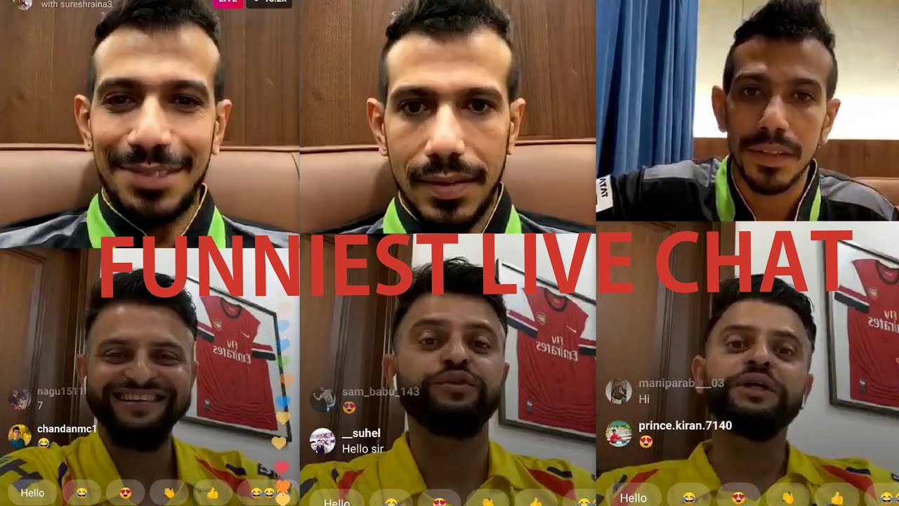 Suresh Raina Funniest Live With Yuzvendra Chahal | 20 April 2020 | CSK VS RCB | #IPL