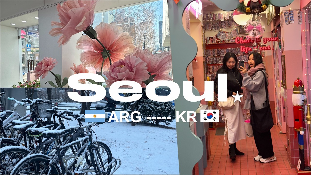 Invierno en Corea.ೃ࿔* cambio de look, chitchat y bares