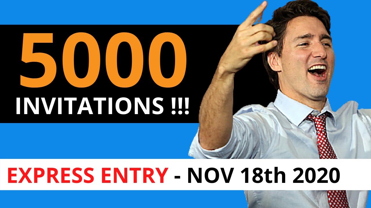 EXPRESS ENTRY Draw 167 -  5000 invitations Canada Immigration Quotas 2021-2022
