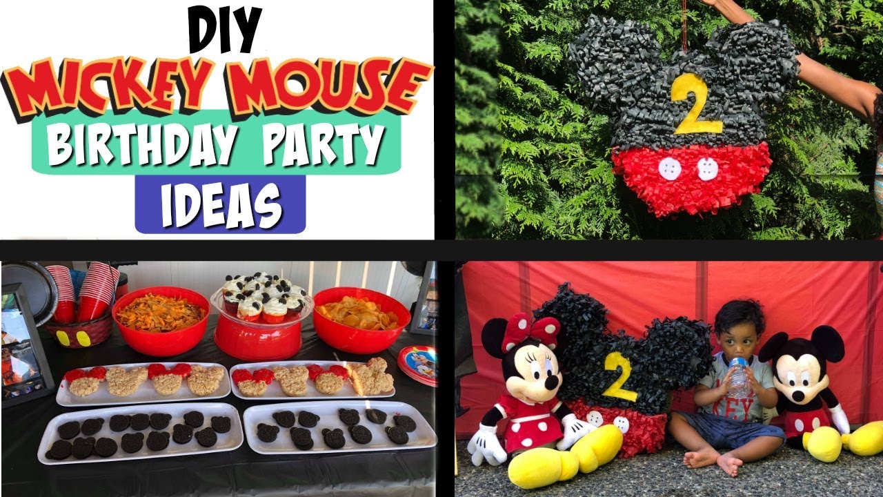 Mickey Mouse Birthday Party Ideas