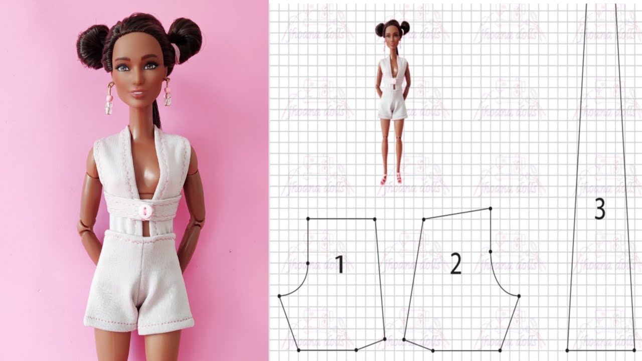 122 shorts para Barbie (patrones en la descripción)