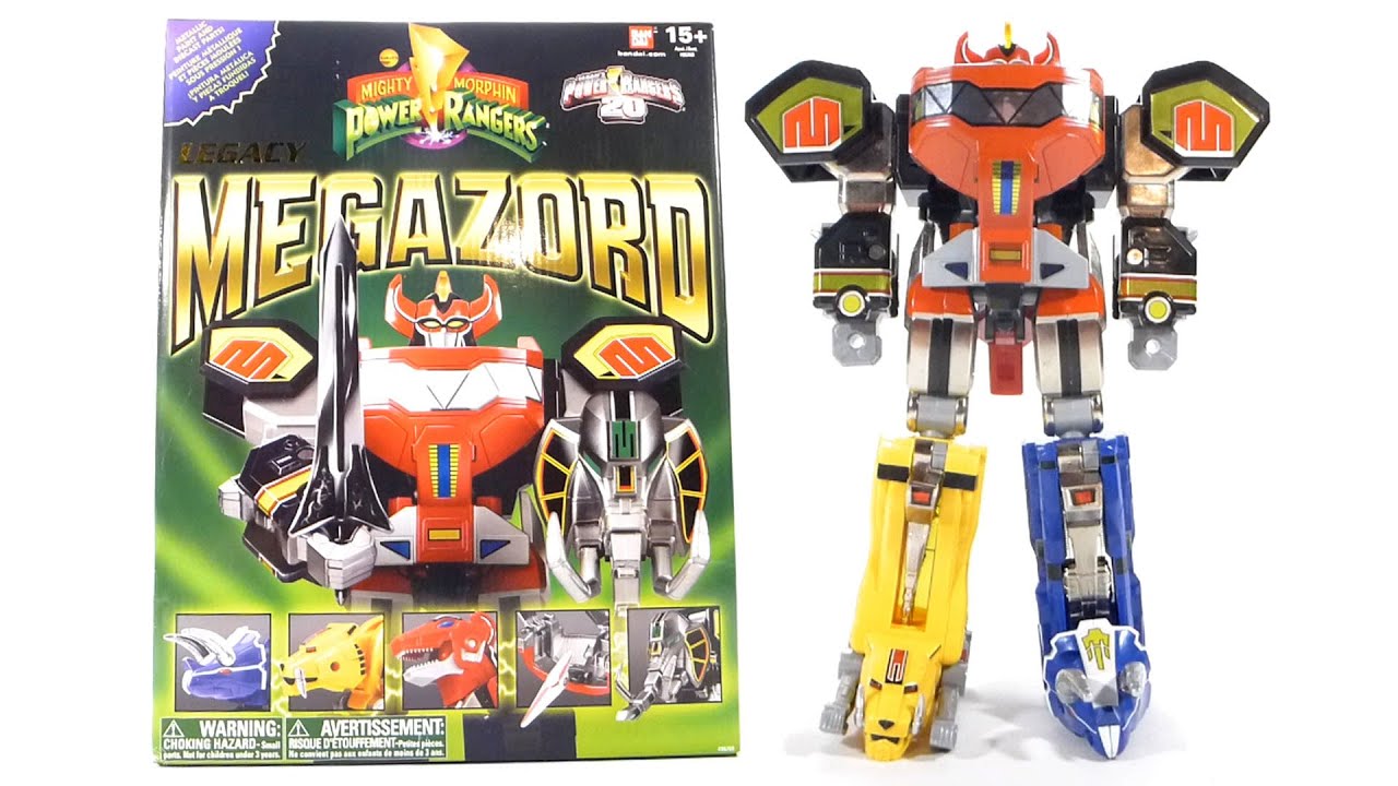 Mighty Morphin' Power Rangers LEGACY MEGAZORD (2013) Video Review