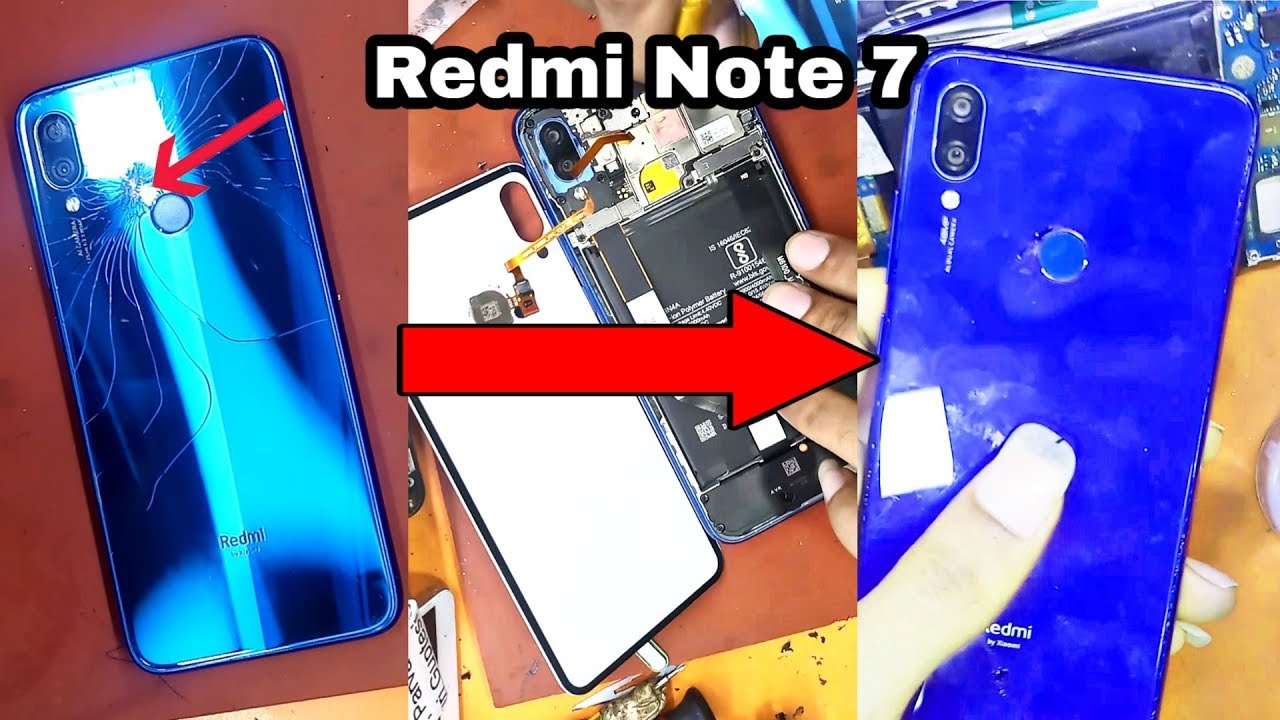 Замена заднего стекла Redmi Note 7 || как открыть заднее стекло Redmi Note 7 (Apptech)