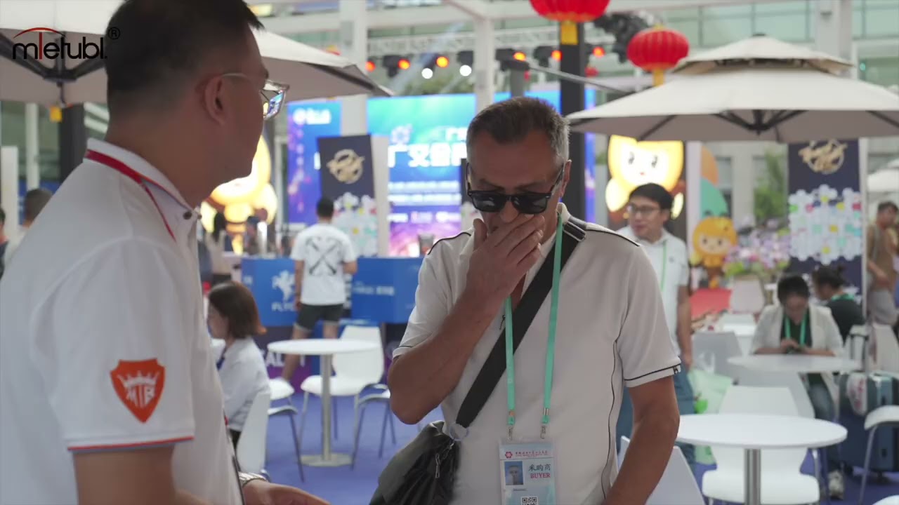 Презентация машины для резки пленок Mietubl на вечере брендов Кантонской ярмарки #cantonfair2024