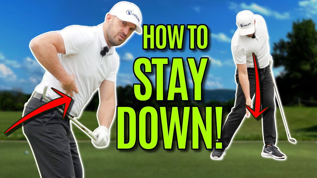 #GOLF: Finally Stay in Posture + Stop Standing Up!