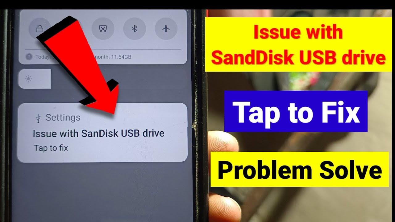 How To Solved OTG Not Working | Issue with SanDisk usb drive tap to fix Problem | Issue with USB