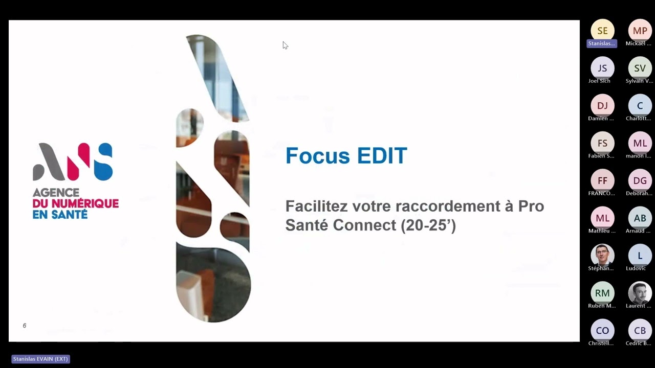 Webinaire ANS | Pro Santé Connect | Outillage connexe