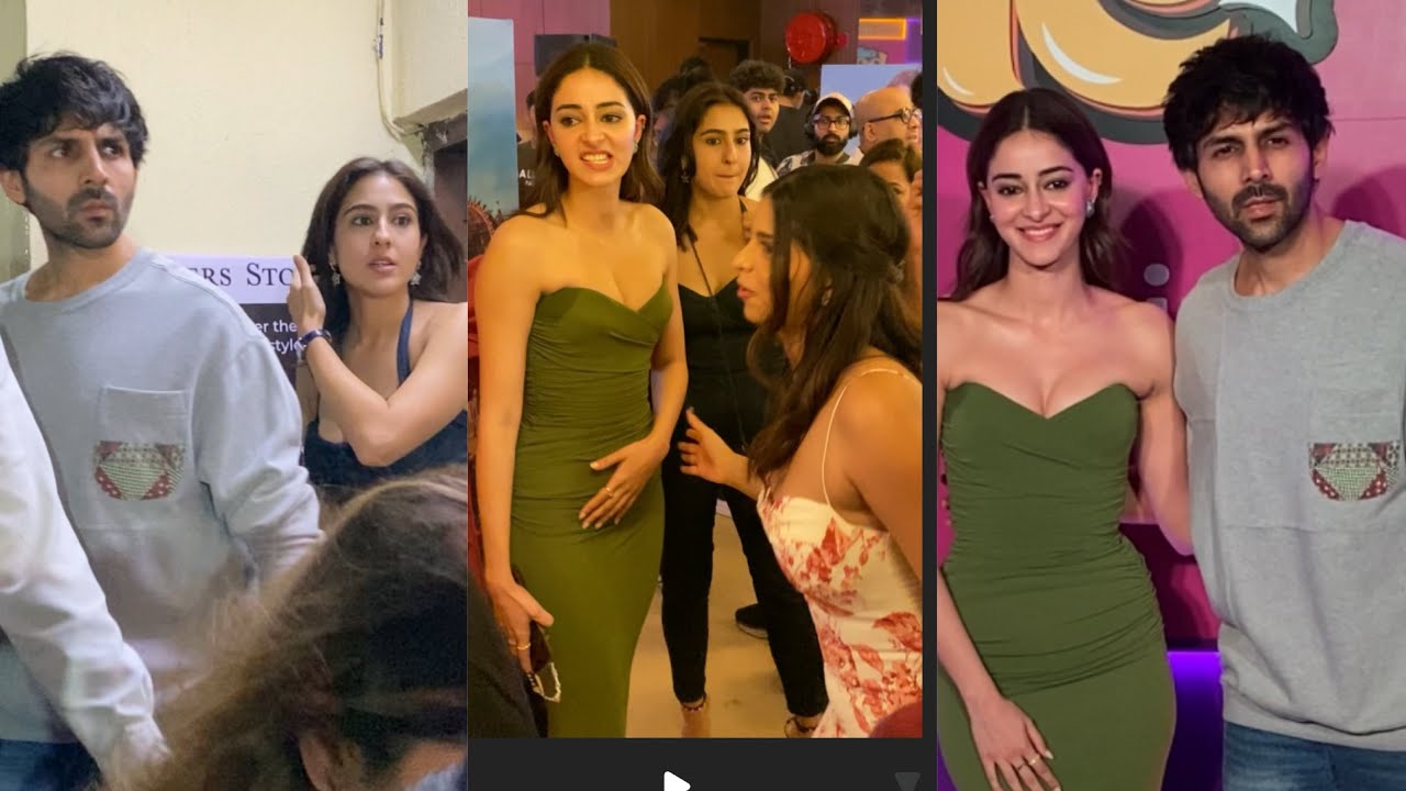 Call Me Bae Movie Screening Kartik Aaryan Sara Ali Khan Suhana Khan Ananya Panday Ibrahim Ali Khan