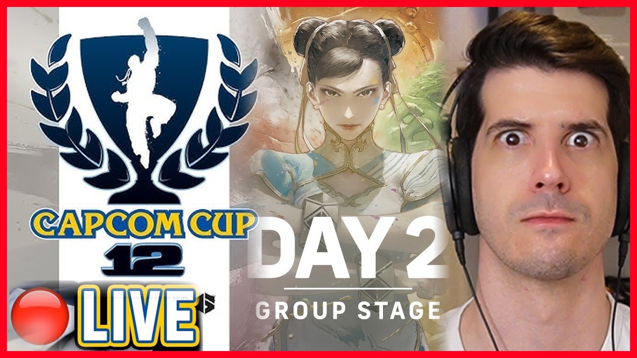 🔴CAPCOM CUP - DAY 2 - SPOILER FREE WATCH PARTY | !merch [LIVE]