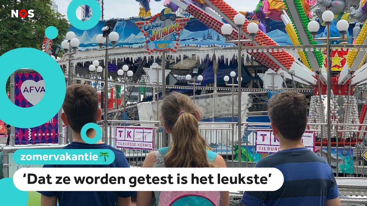 Zo gaat het opbouwen van attracties op de grootste kermis van de Benelux