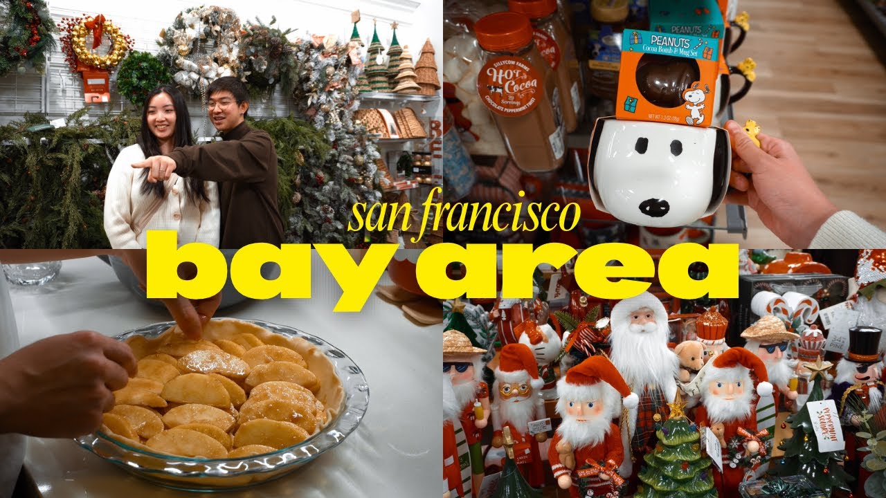 Life in the Bay Area ✦ Christmas shopping, holiday festivities, & baking an apple pie 🥧