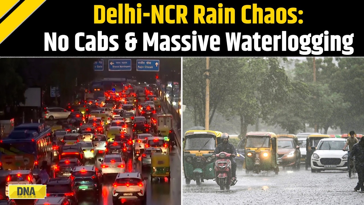 Delhi Rains:  'No Cabs, Waterlogging Everywhere', Rain Brings Life To A Halt In Delhi
