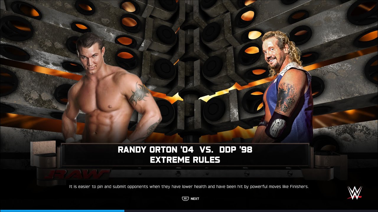 WWE 2K25 - DDP vs Randy Orton - Hardcore Match -