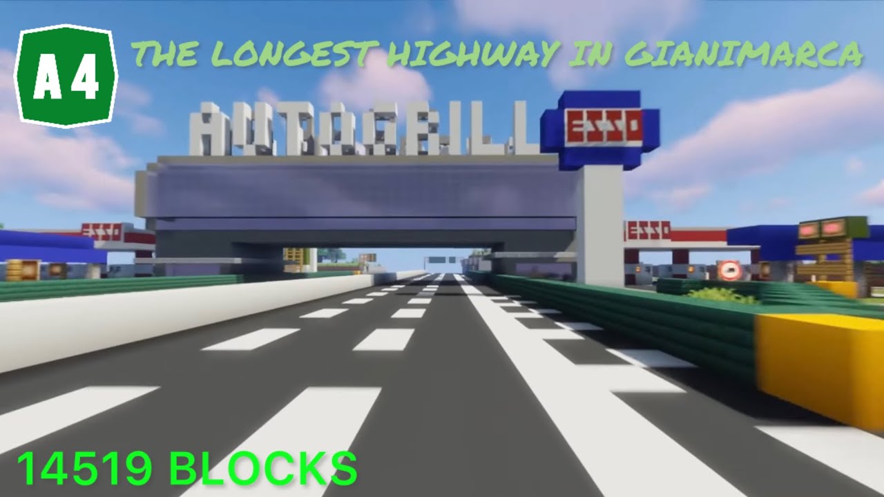 GIANIMARCA 2.0//MINECRAFT HIGHWAY A4(FROM SAN NOTO BORDER TO BARGIO)