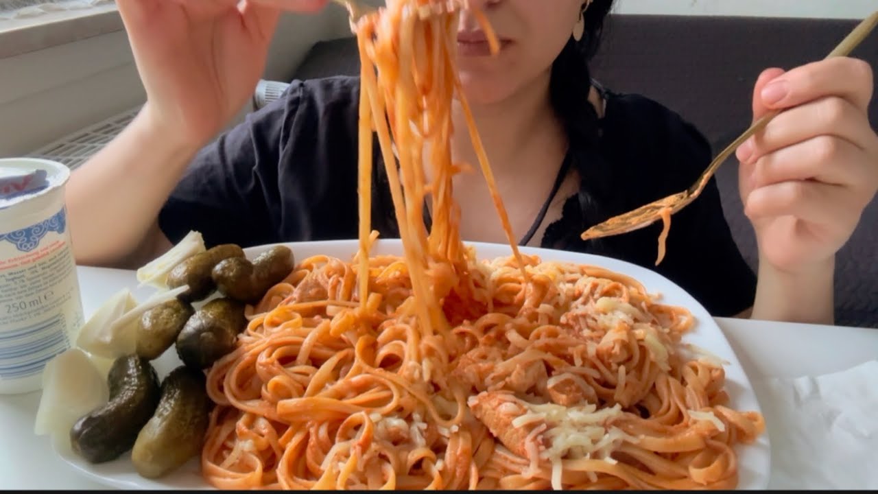 #mukbang #asmr Spaghetti 😋