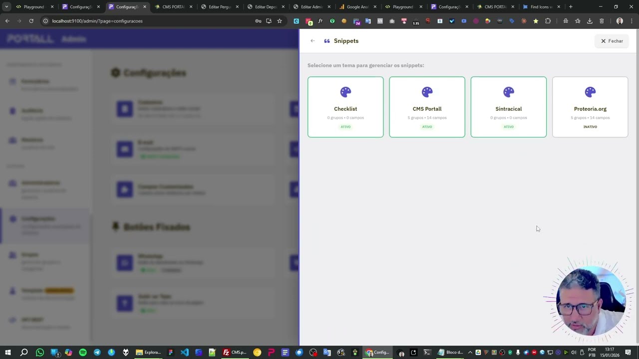 20.5 - Configurações - Snippets