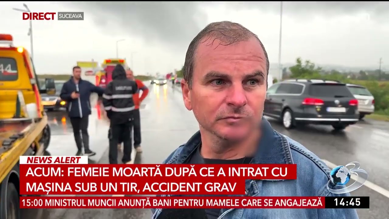 Accident grav pe Drumul Morții: o mașină și un tir implicate