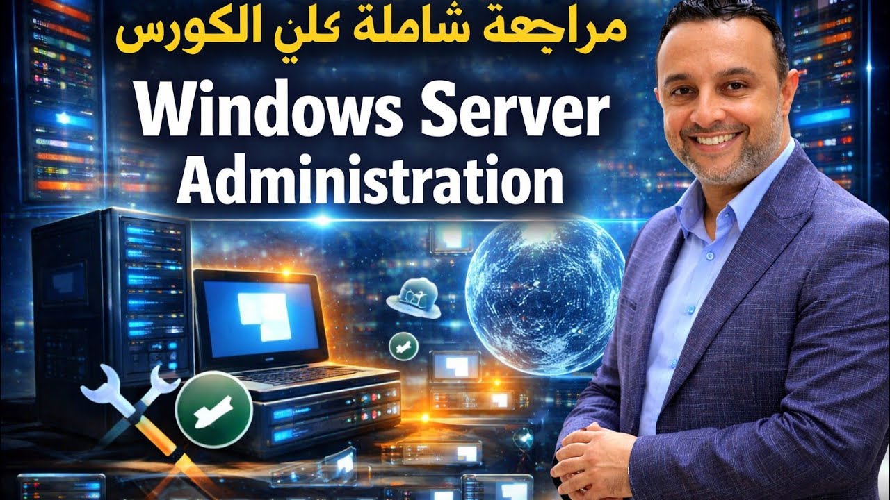 مـراجـعـة شـامـلـة عـلـي الـكـورس Windows Server Administration - | By : Mohamed Zohdy