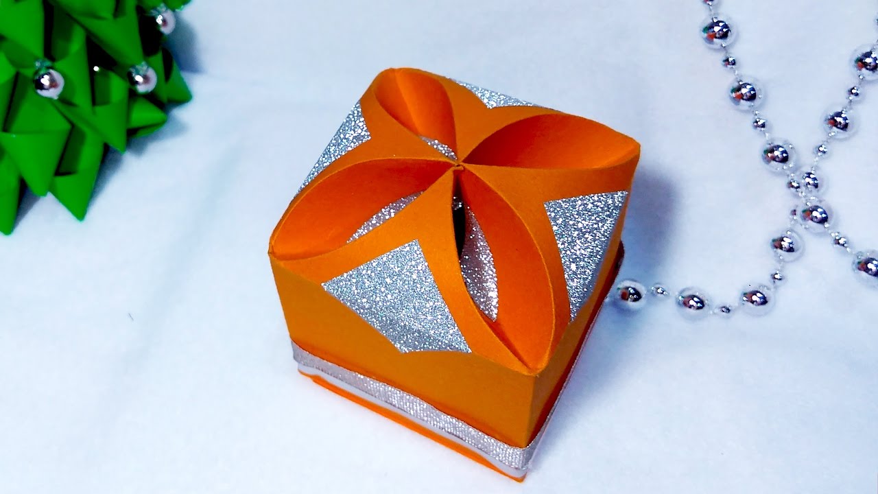 DIY Gift box - NO templates!!!!! ANY SIZE ! SUPER easy. Paper gift box