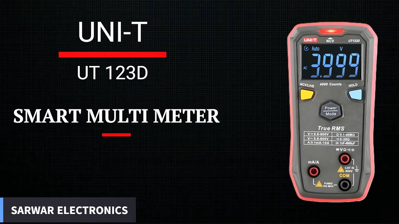 🔧 UNI-T UT123D Smart Digital Multimeter Review 🔧