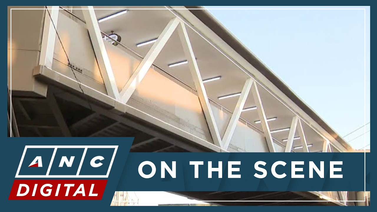 LOOK: Newly-constructed Kamuning footbridge, busway station | ANC