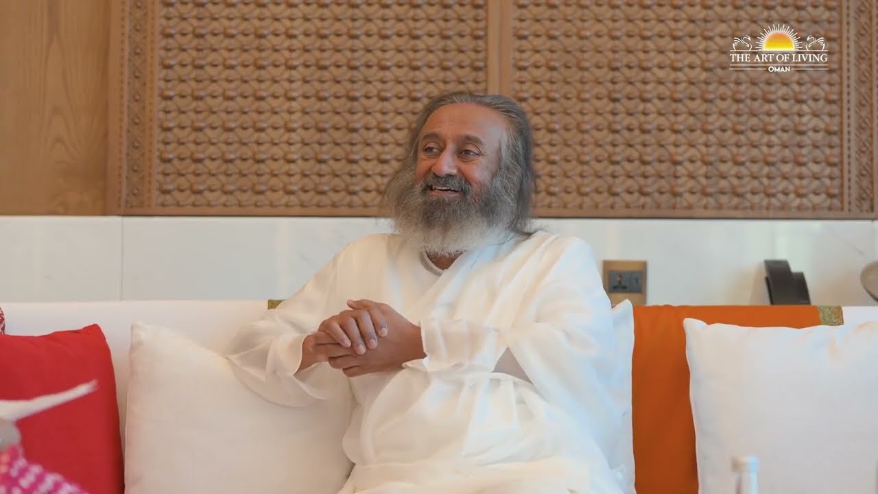 Gurudev Sri Sri Ravi Shankar in Oman – Unplugged with Anne Kurien