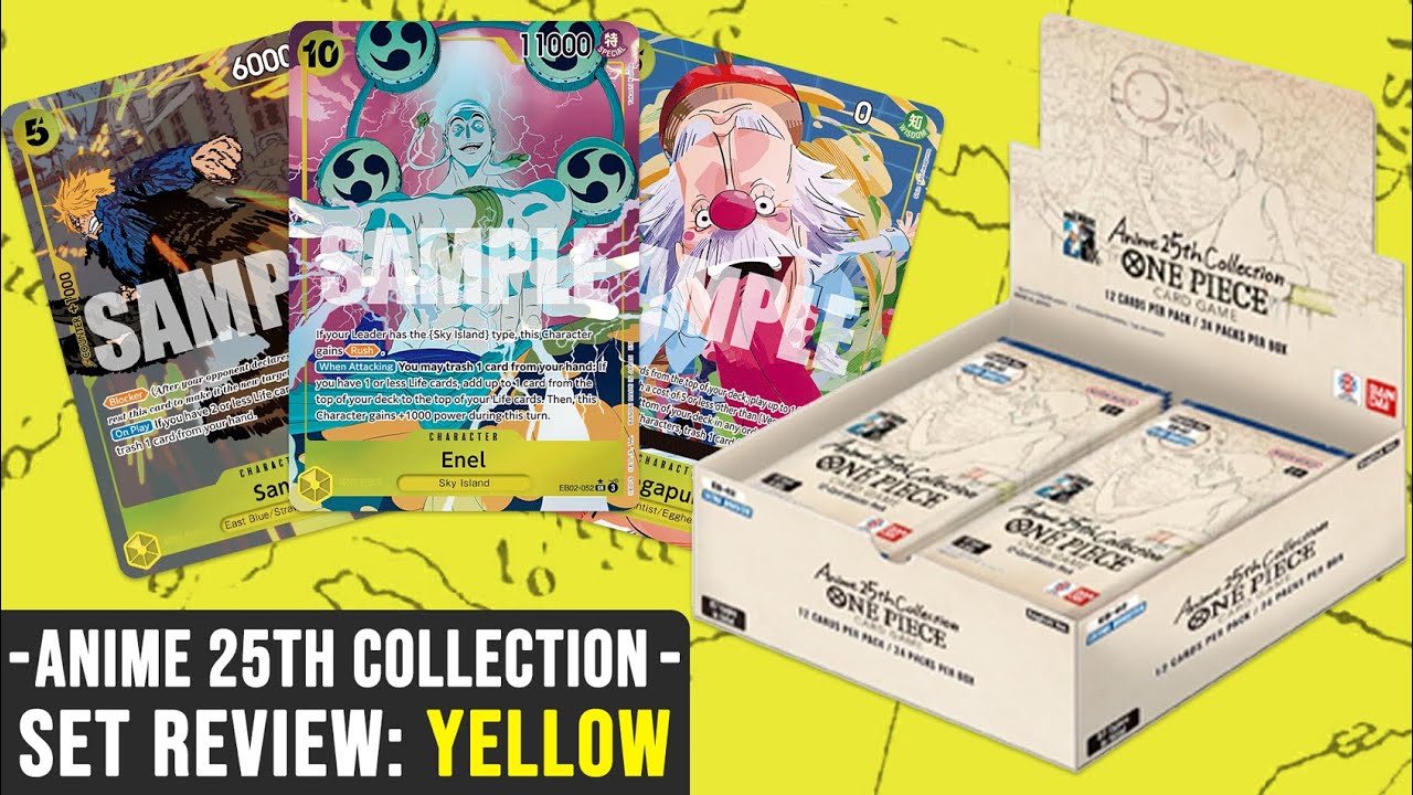 Ranking Yellow Cards In Set EB02 Anime 25th Collection - One Piece TCG