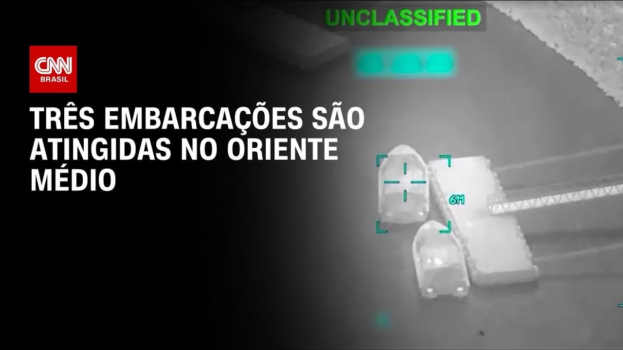 Três embarcações são atingidas no Oriente Médio | CNN NOVO DIA
