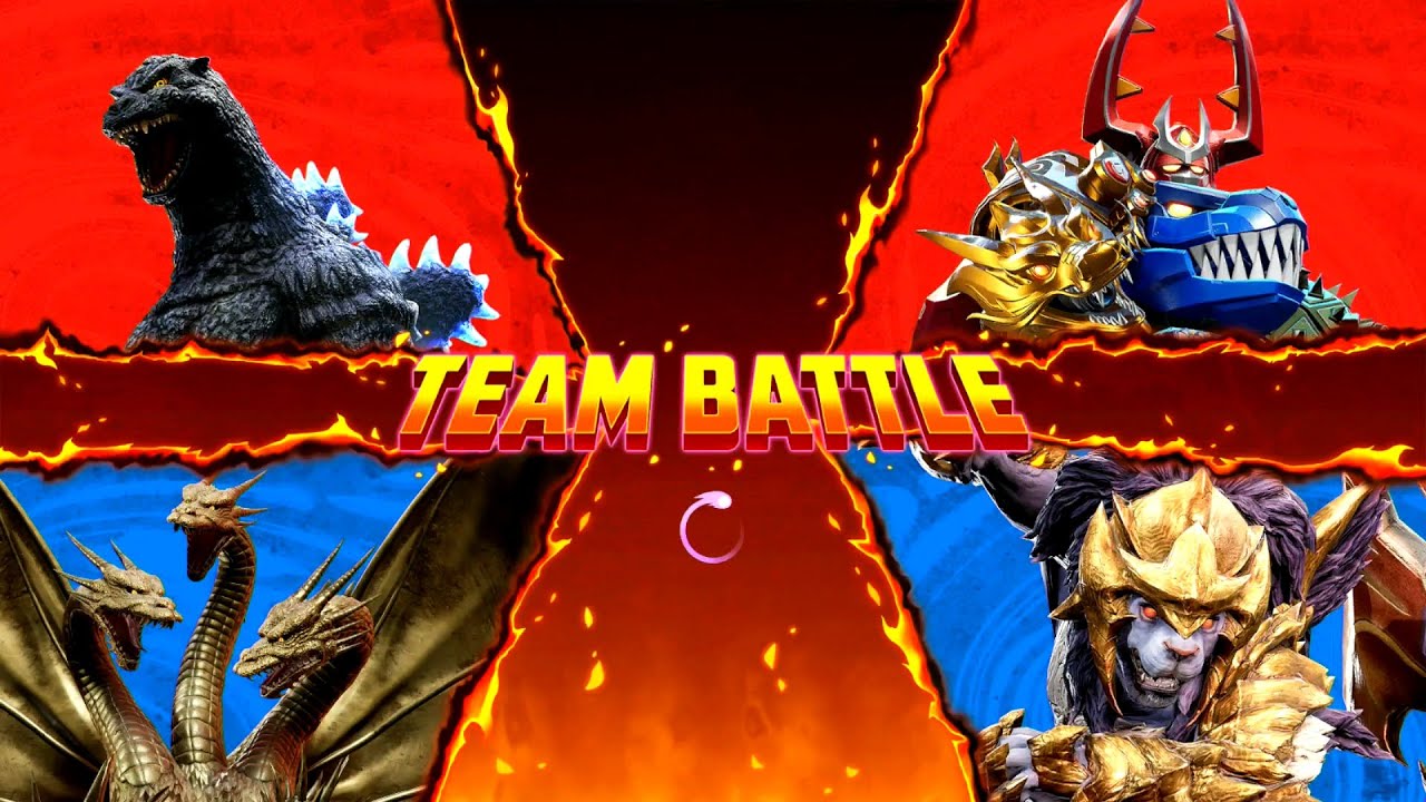 Gigabash | Godzilla & R.O.J.A.K vs King Ghidorah & Balzarr