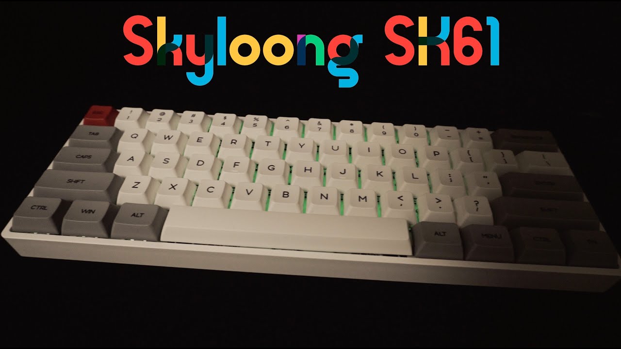 ⌨️ Skyloong SK61 на оптических switch-ах Gateron