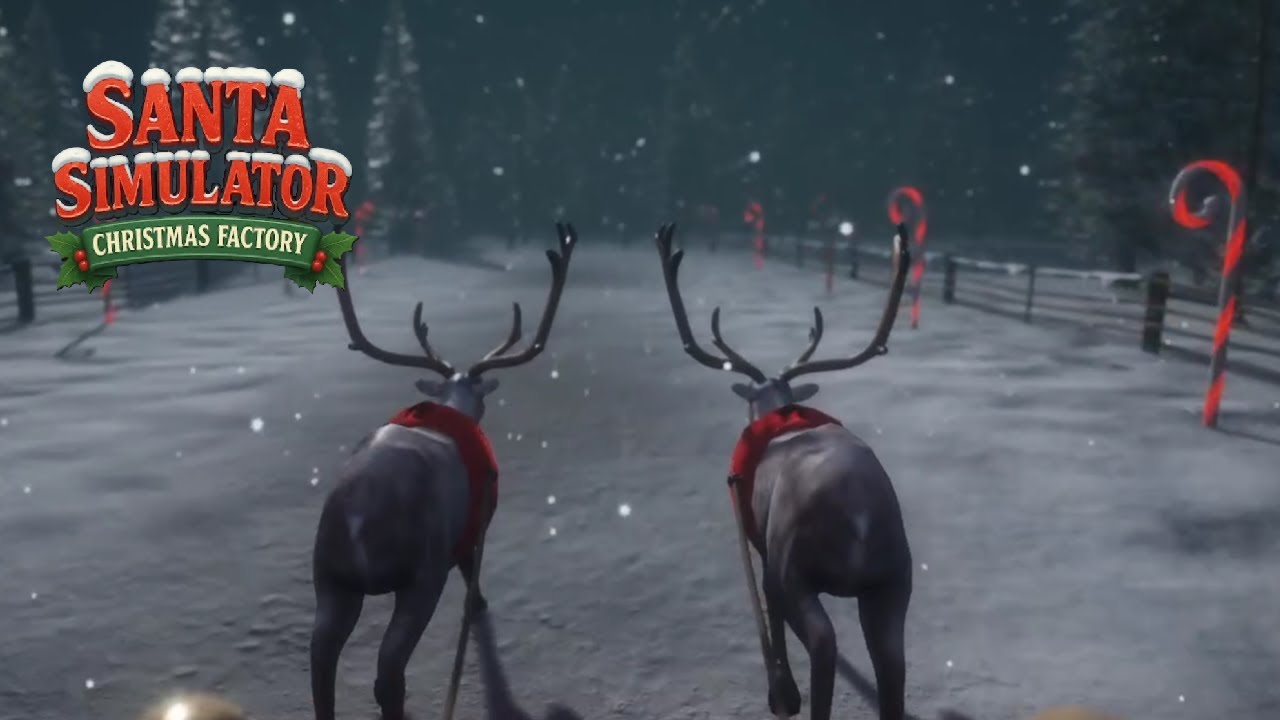 【Santa Simulator : Christmas Factory】サンタクロースの見習いになって子どもたちにプレゼントを届けに行きます【クリスマス】