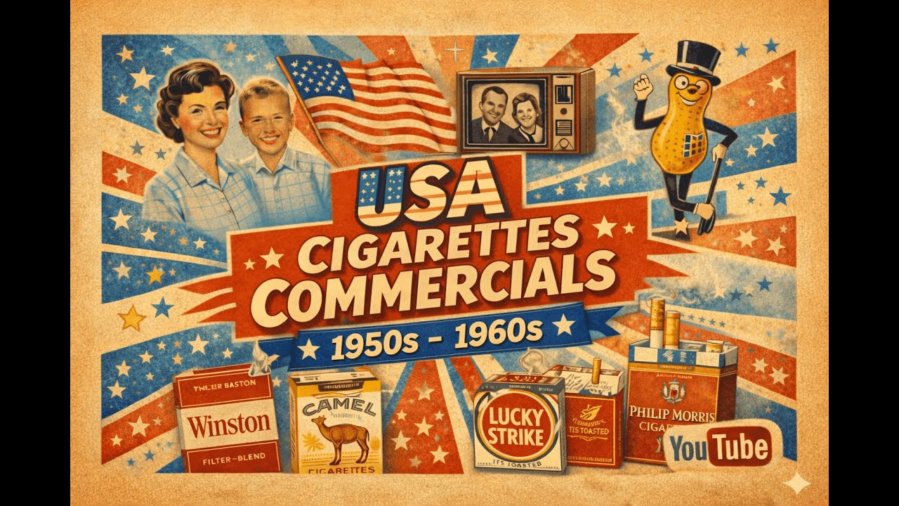USA Cigarettes & Tobacco Commercials (1950s–1960s) | Vintage Smoking Ads & TV History
