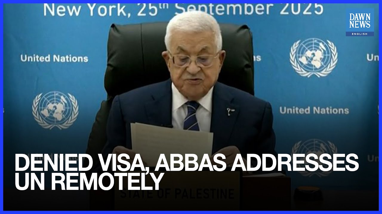 Full Speech: Palestinian President Mahmoud Abbas Condemns Gaza ‘Genocide’ at UN After US Visa Denial