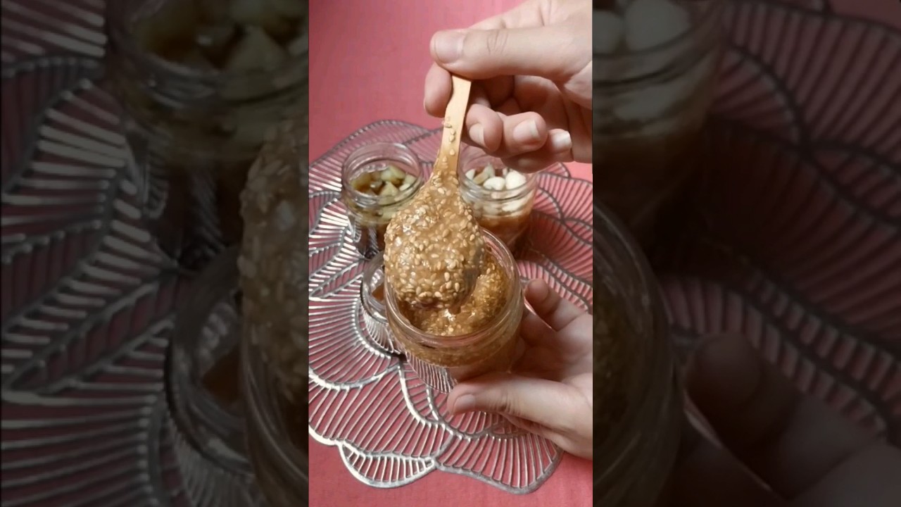 السمسم بالعسل وصفة قديمة من الأيورفيدا لتقوية العظام💪🧚&zwj;♀️الأطفال هاتحبها قبل الكبار #ayurveda #diy