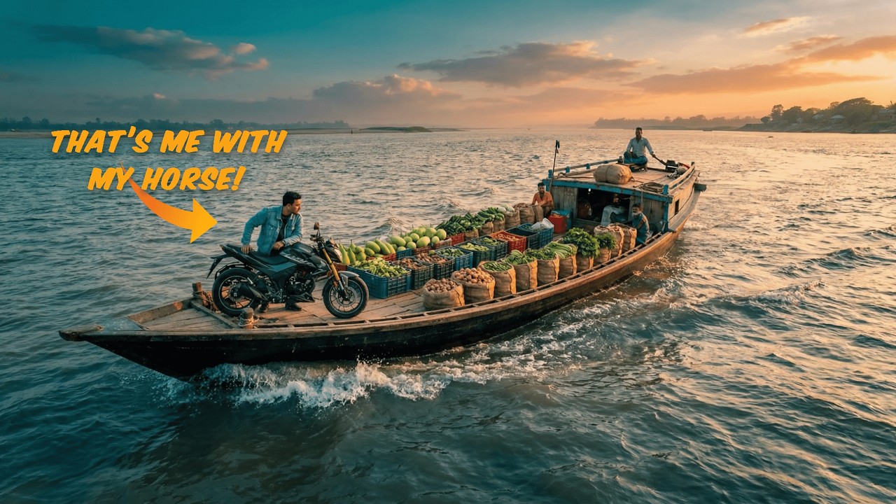 I Rode the Remotest Village in Bangladesh & Almost Didn't Make It Home 🏍🌊⚓