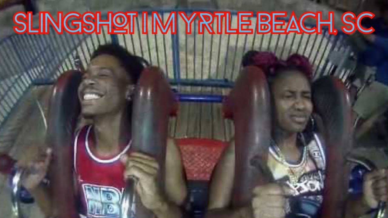 SlingShot Ride at Myrtle Beach SC  #Slingshot #myrtlebeach